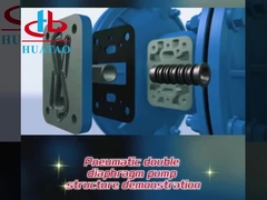 Bomba de diafragma de ar de aço inoxidável de precisão 220v Pressão e caudal ajustáveis