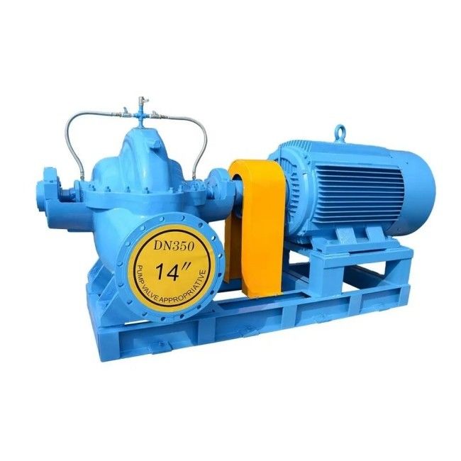 bomba de sução dobro da única fase 22-1800kW, bomba de água elétrica ISO9001 do fluxo alto
