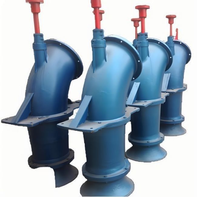 Bombas de fluxo axial de ferro fundido até 25 m de cabeça/35000 m3/h