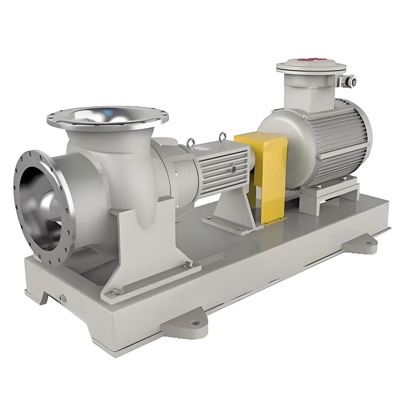 Bombas horizontais de fluxo axial de aço inoxidável duplex para circuitos de evaporadores